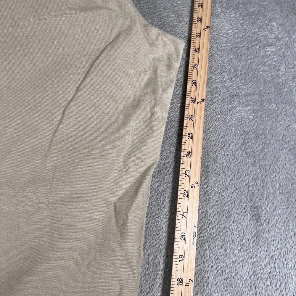 Patagonia Pants Mens 35 Khaki Canvas Hiking Organic‎ Cotton Straight Leg Outdoor